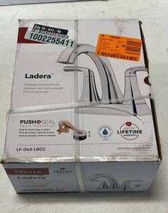 Pfister LF-048-LRCC Ladera 4 in. Centerset Double Handle Bathroom Faucet in Polished Chrome ($59 Retail Value)