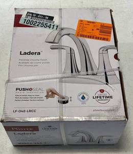Pfister LF-048-LRCC Ladera 4 in. Centerset Double Handle Bathroom Faucet in Polished Chrome ($59 Retail Value)