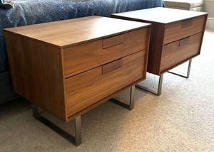 lot 3 image: Pair of  Nightstands  Side Tables by Blu Dot