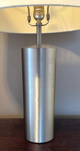 lot 96 image: Stunning Silver Based Table Lamp