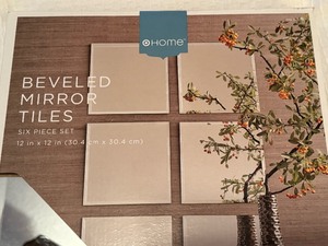 lot 111 image: Beveled Mirror Set, New