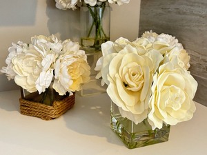 lot 65 image: Faux Floral Arrangements