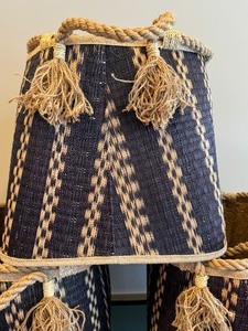lot 21 image: Three Decorative Woven Baskets