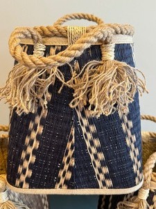 lot 23 image: Three Decorative Woven Baskets