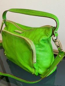 lot 28 image: Kate Spade Green Leather Handbag
