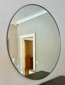 lot 57 image: Large Circular Wall Mirror