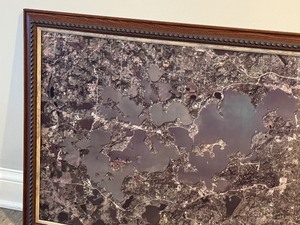 lot 179 image: Framed Aerial Photograph of Lake Minnetonka