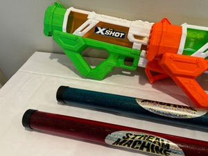 lot 173 image: Two Stream Machines and Two X Shot Toy Guns
