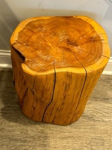 lot 154 image: West Elm Stump Side Table