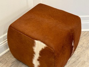lot 147 image: Room and Board Animal Print Ottoman