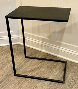 lot 150 image: Metal Black Accent Table