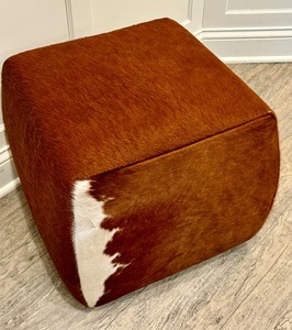 lot 145 image: Room and Board Animal Print Ottoman