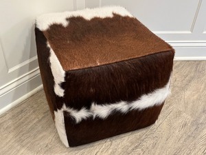lot 146 image: Room and Board Animal Print Ottoman