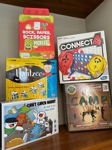 lot 121 image: (6) Childrens Games including Rummikub, Rock, Paper, Scissors, Pickles, Cant Catch Harry & More
