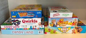 lot 116 image: Variety of Childrens Games including Quirkle, When Pigs Fly, Old McDonald and More