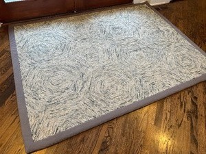 lot 309 image: Gray Multi Colored Wool Area Rug