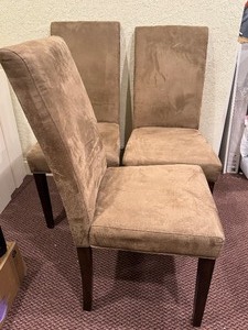 lot 272 image: Three Upholstered Chairs