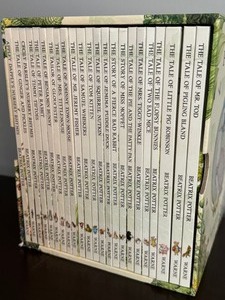 lot 256 image: The Complete Beatrix Potter Peter Rabbit Library Book Set
