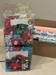 lot 239 image: Variety of Christmas Wrap and Bags