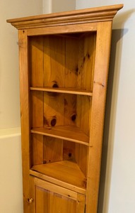 lot 241 image: Pine Corner Cabinet
