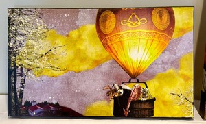 lot 231 image: Two Fun Whimsical Canvas Prints
