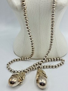 lot 220 image: Silver Lariat Style Necklace