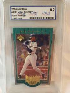 Ken Griffey Jr 1996 Upper Deck #PP1 Power Package USA Graded 8.2