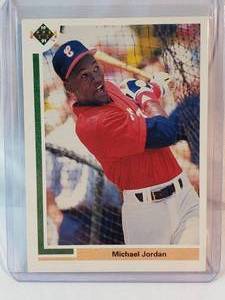 Michael Jordan 1991 Upper Deck SP MLB Rookie Card