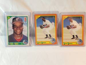 Lot of 3 Frank Thomas Rookie Cards - Score 86T, Score 663