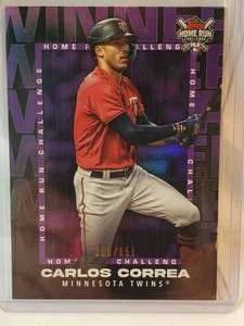Carlos Correa Topps Home Run Challenge Winner Card Numbered 59651