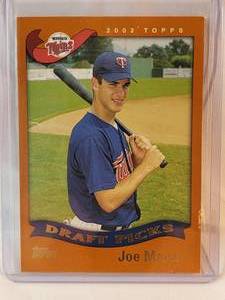 Joe Mauer Rookie 2002 Topps Draft Picks No. 622