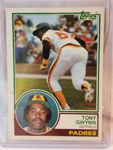 Tony Gwynn Rookie Card 19983 Topps No. 482