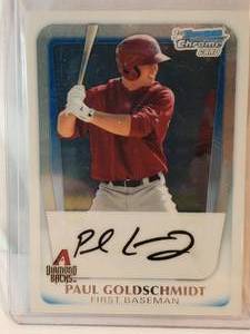 Paul Goldschmidt 2011 1st Bowman Chrome BCP99