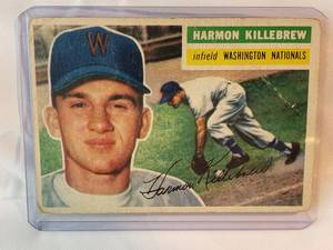 Harmon Killebrew 2nd Year Card 1956 Topps No. 164