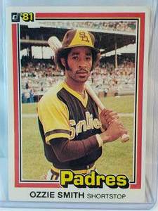 Ozzie Smith Donruss 81 No. 1