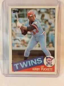 Kirby Puckett Rookie Card Topps No. 536
