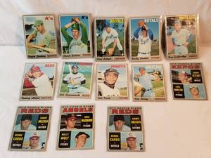 Lot of 13 1970 Topps MLB