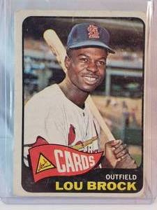 Lou Brock 1965 Topps No. 540