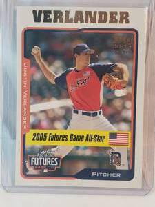 Justin Verlander Rookie 2005 Topps Futures Game All-Star No. UH220