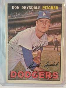 Don Drysdale 1967 Topps No. 55