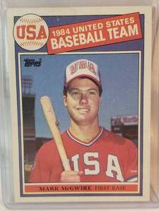 Mark McGwire Rookie No. 401