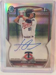 Jorel Ortega Refractor Auto 2023 1st Bowman No. CPA-JORT Numbered 219499