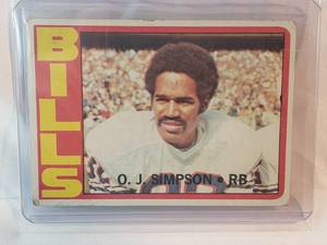 O.J. Simpson 1972 Topps No. 160
