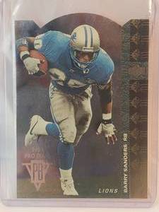 Barry Sanders Die Cut Foil 1994 Upper Deck SP No. 158