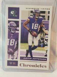 Justin Jefferson Rookie 2020 Panini Chronicles NO. 62