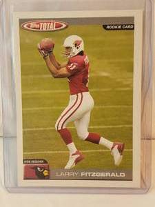 Larry Fitzgerald Rookie 2004 Topps Total No. 400