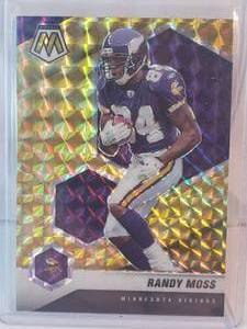 Randy Moss 2021 Panini Mosaic Prizm Color Match No. 130