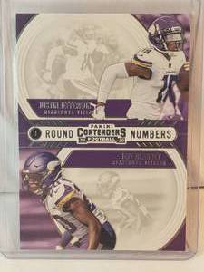 Justin Jefferson & Jeff Gladney Rookie Panini Contenders No. RN-JG