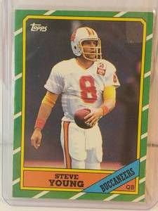 Steve Young Rookie Card 1986 Topps No. 374