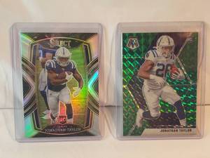 Lot of 2 Jonathan Taylor Rookie Cards